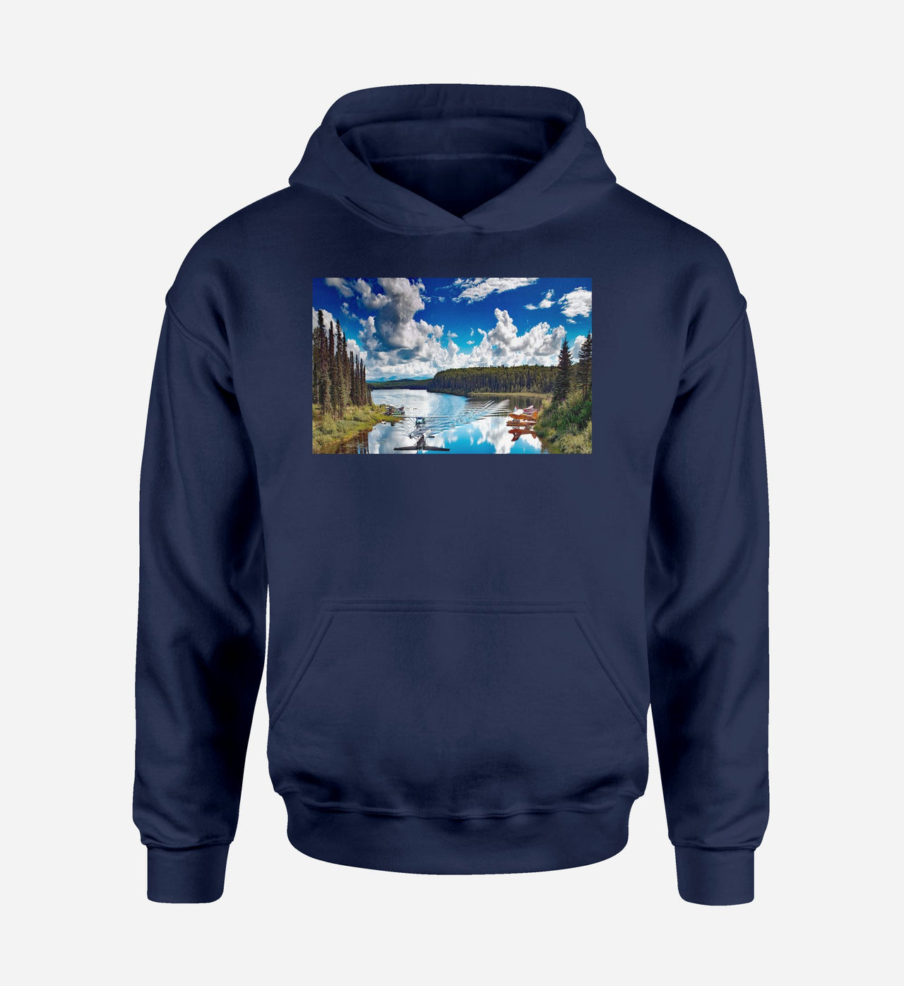 Amazing Scenary & Sea Planes Designed Hoodies