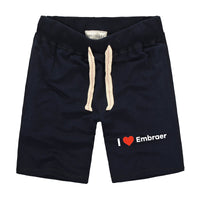 Thumbnail for I Love Embraer Designed Cotton Shorts