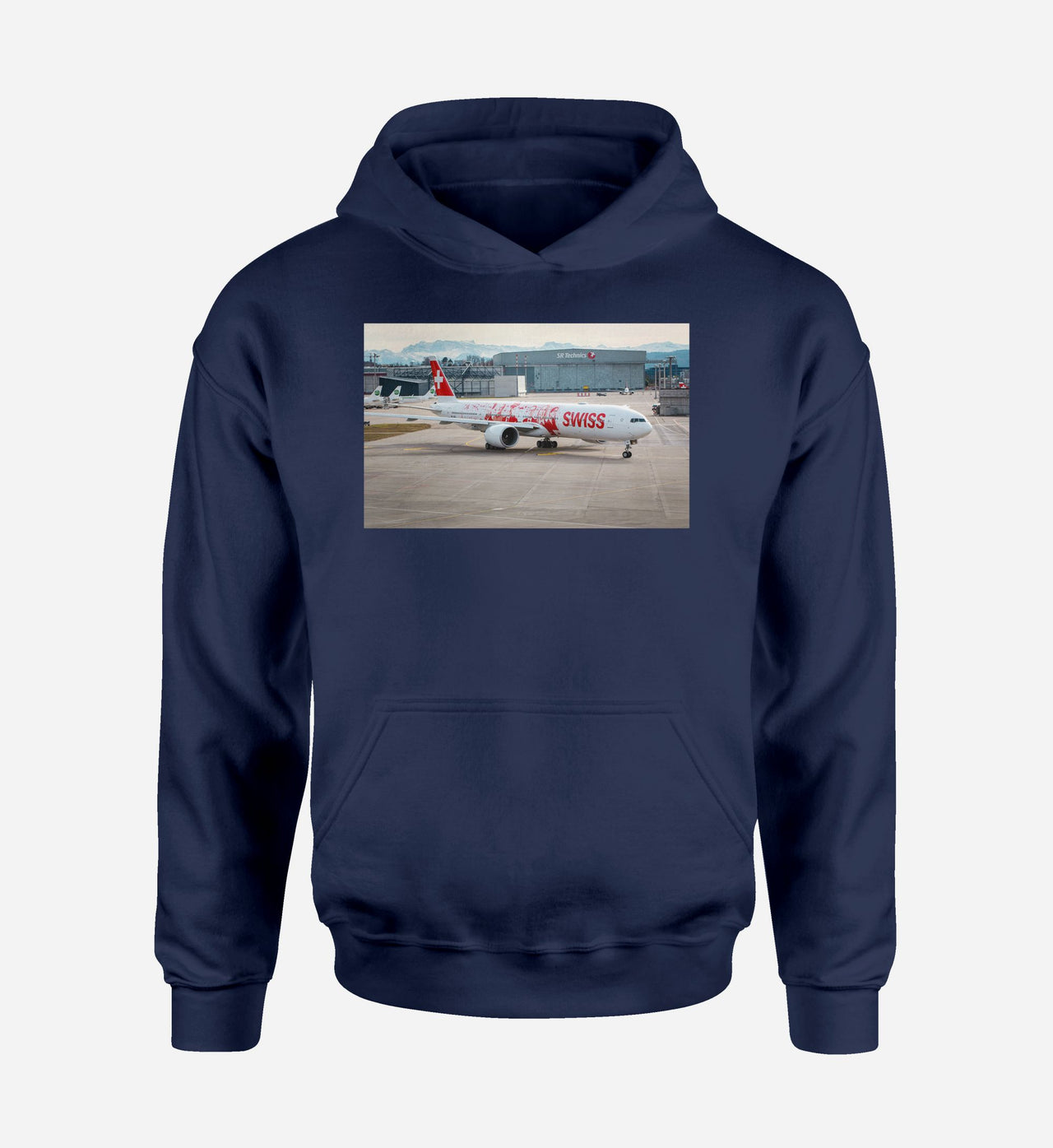 Boeing 777 Swiss Foto Designed Hoodies