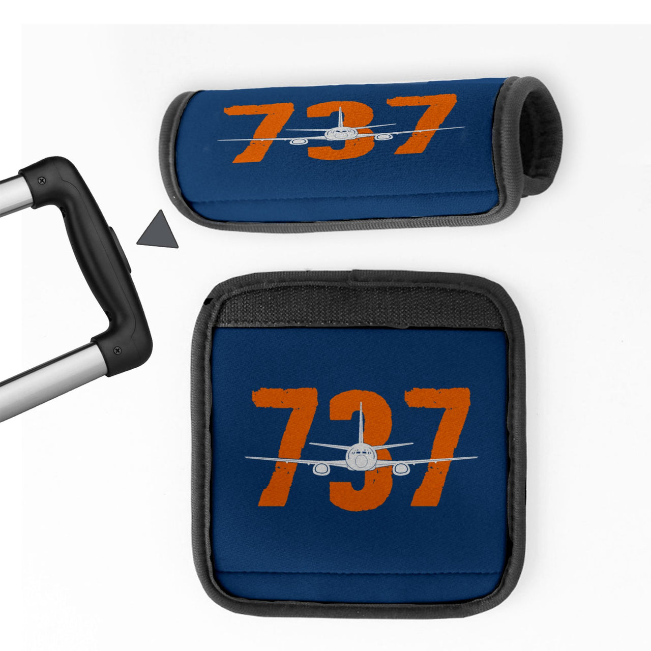 Boeing 737 Designed Designed Neoprene Luggage Handle Covers