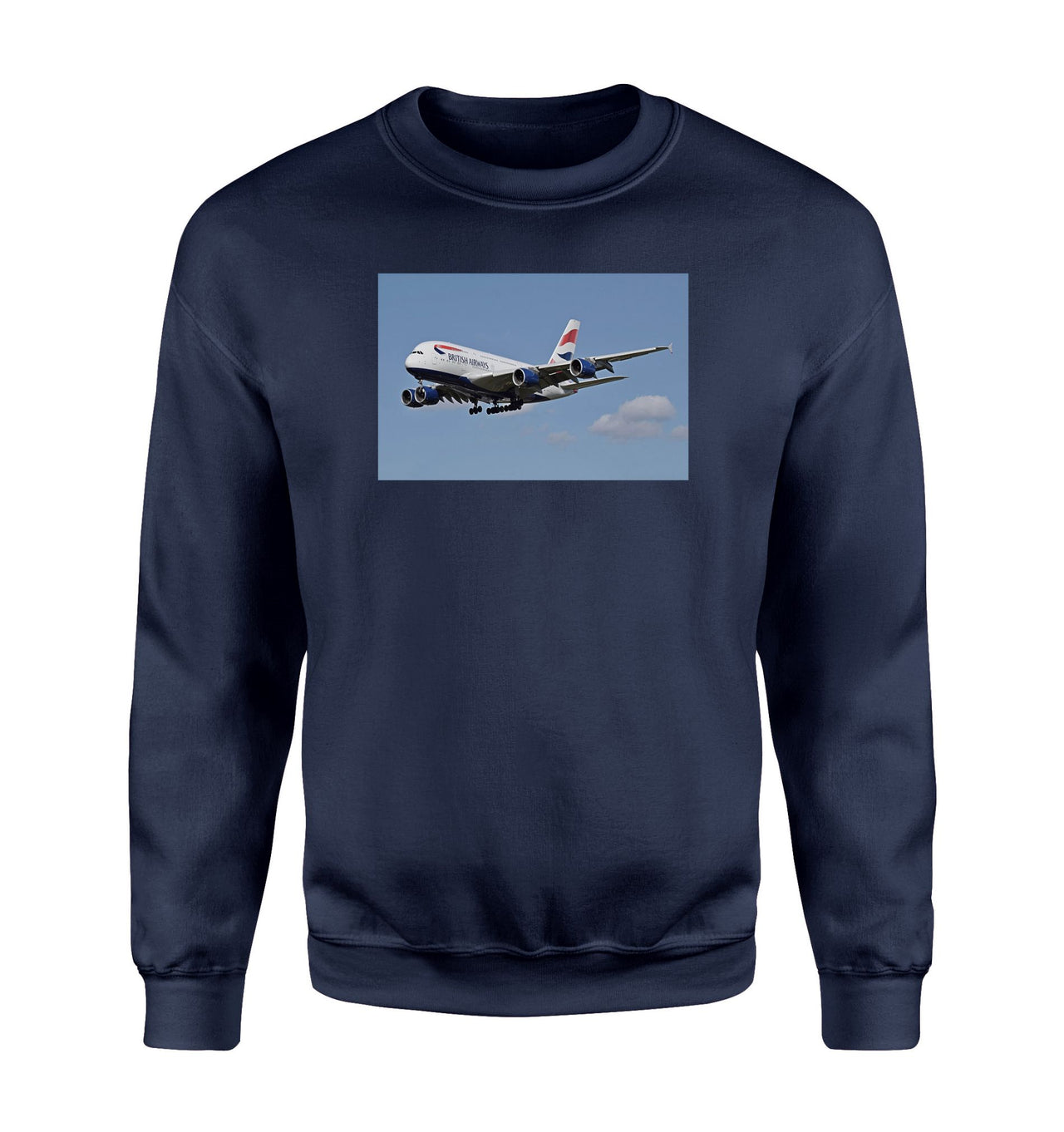 Landing British Airways A380 Designed Sweatshirts