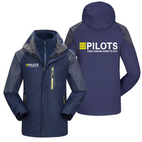 Thumbnail for Pilots They Know How To Fly Designed Thick Skiing Jackets