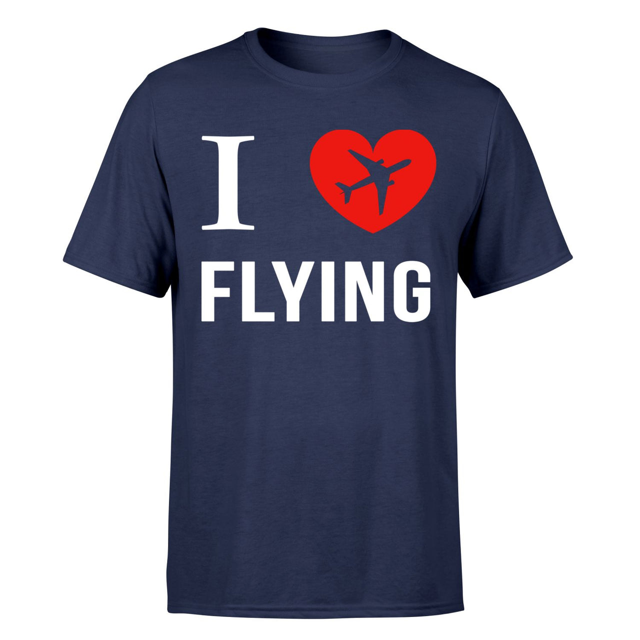 I Love Flying Designed T-Shirts