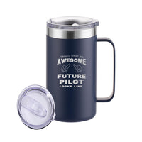 Thumbnail for Future Pilot Designed Stainless Steel Beer Mugs