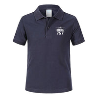 Thumbnail for Boeing 757 & Plane Designed Children Polo T-Shirts