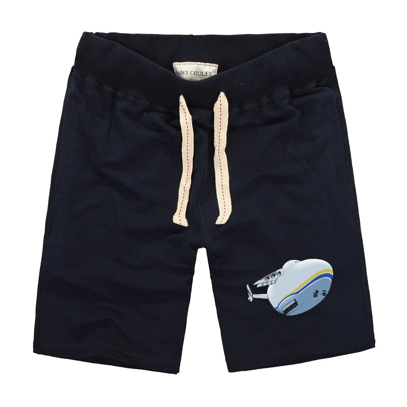 Antonov 225 takeoff Designed Cotton Shorts