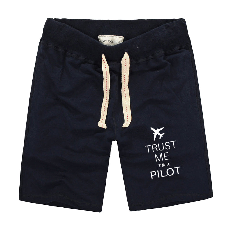 Trust Me I'm a Pilot 2 Designed Cotton Shorts