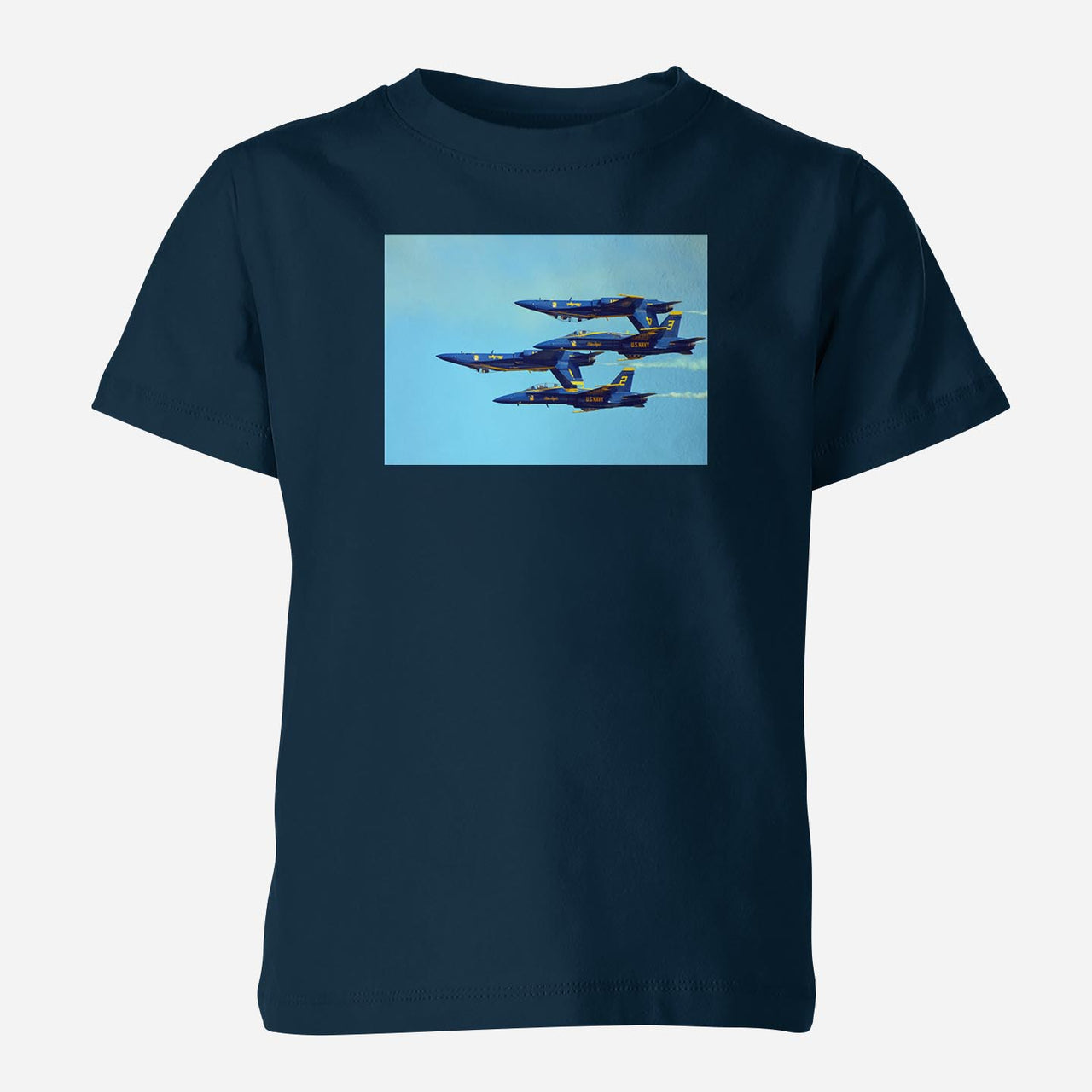 US Navy Blue Angels Designed Children T-Shirts