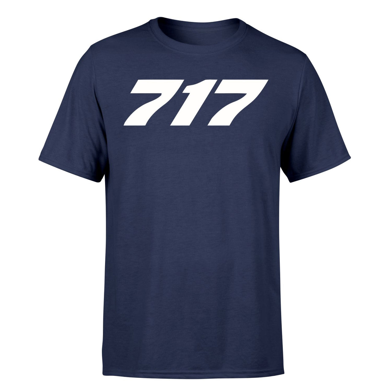 717 Flat Text Designed T-Shirts