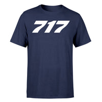 Thumbnail for 717 Flat Text Designed T-Shirts