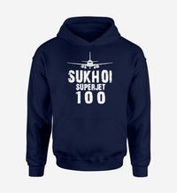 Thumbnail for Sukhoi Superjet 100 & Plane Designed Hoodies
