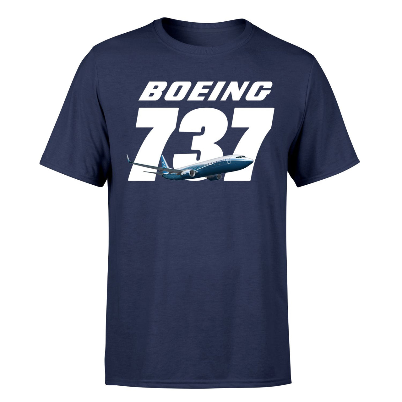 Super Boeing 737+Text Designed T-Shirts