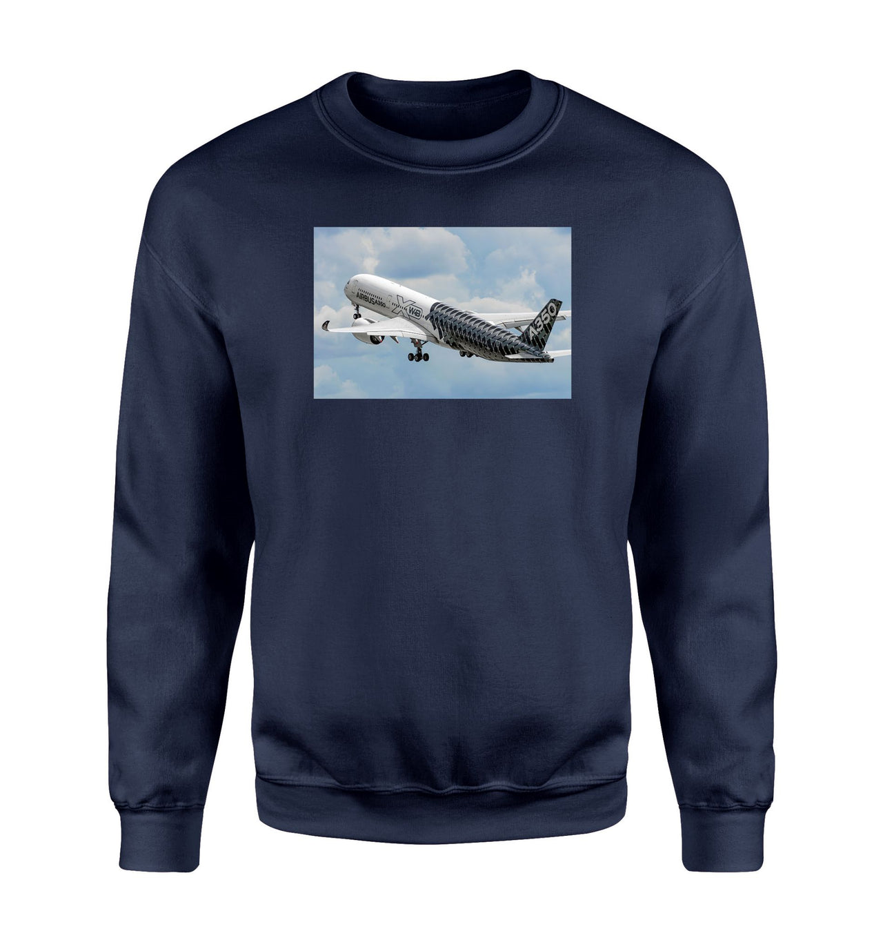 Departing Airbus A350 (Original Livery) Designed Sweatshirts