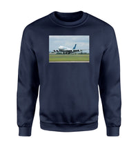 Thumbnail for Departing Airbus A380 with Original Livery Designed Sweatshirts