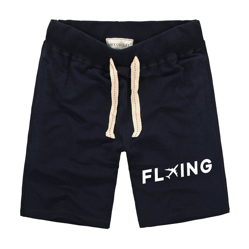 Flying Designed Cotton Shorts