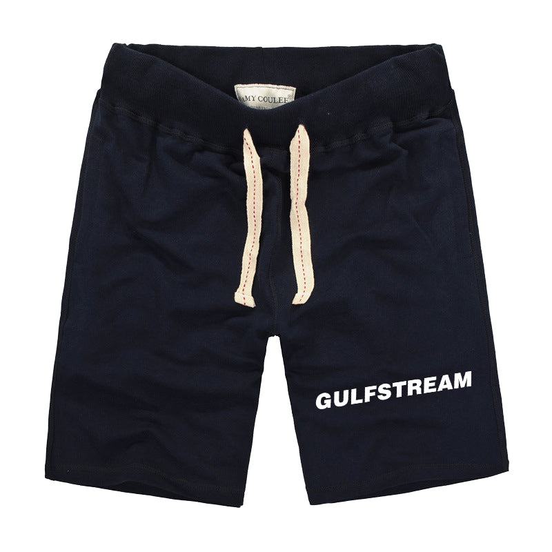 Gulfstream & Text Designed Cotton Shorts