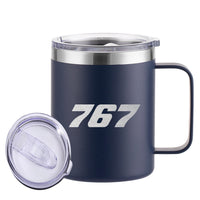 Thumbnail for 767 Flat Text Designed Stainless Steel Laser Engraved Mugs