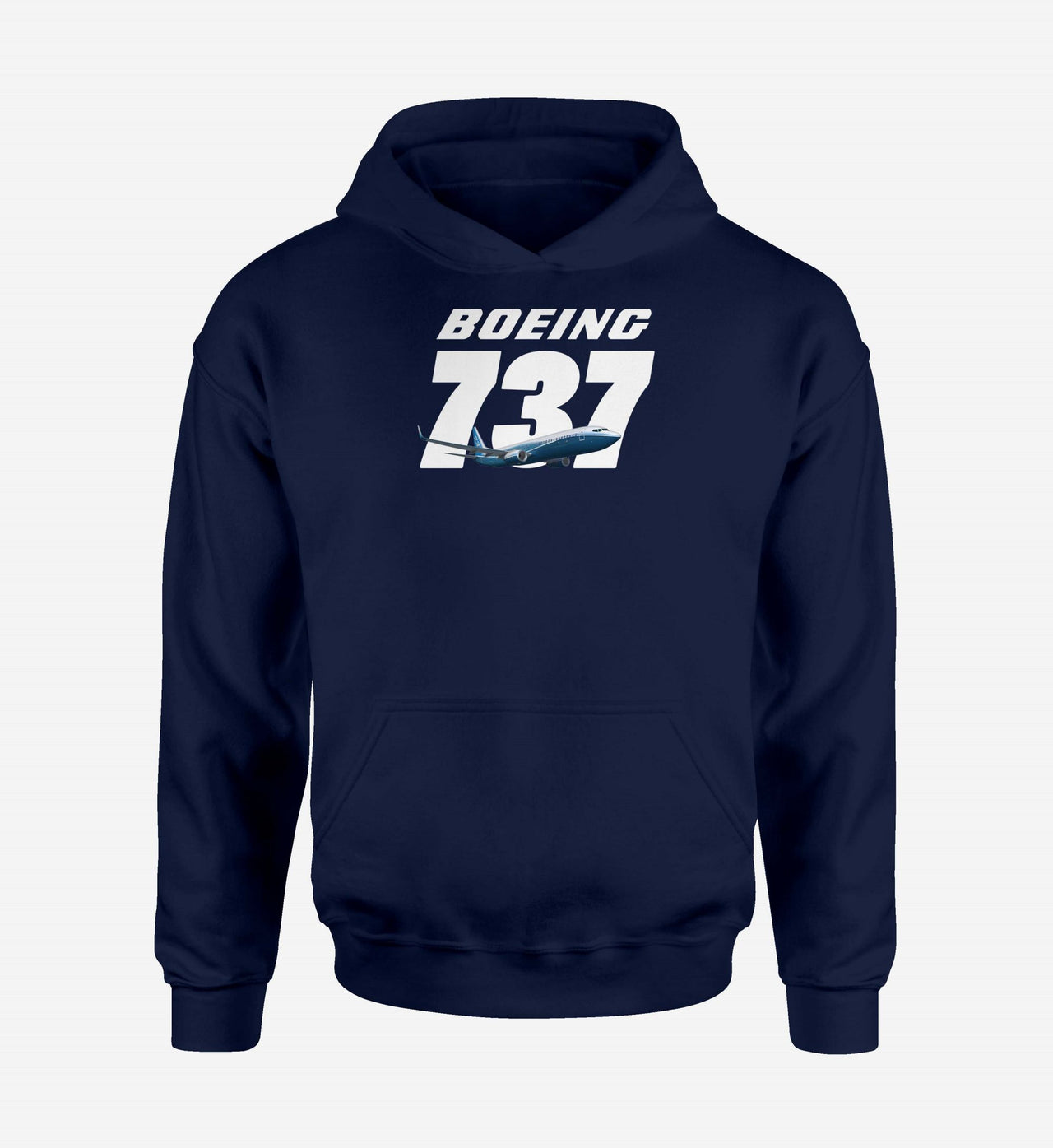 Super Boeing 737+Text Designed Hoodies