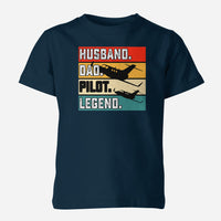 Thumbnail for Husband & Dad & Pilot & Legend Designed Children T-Shirts