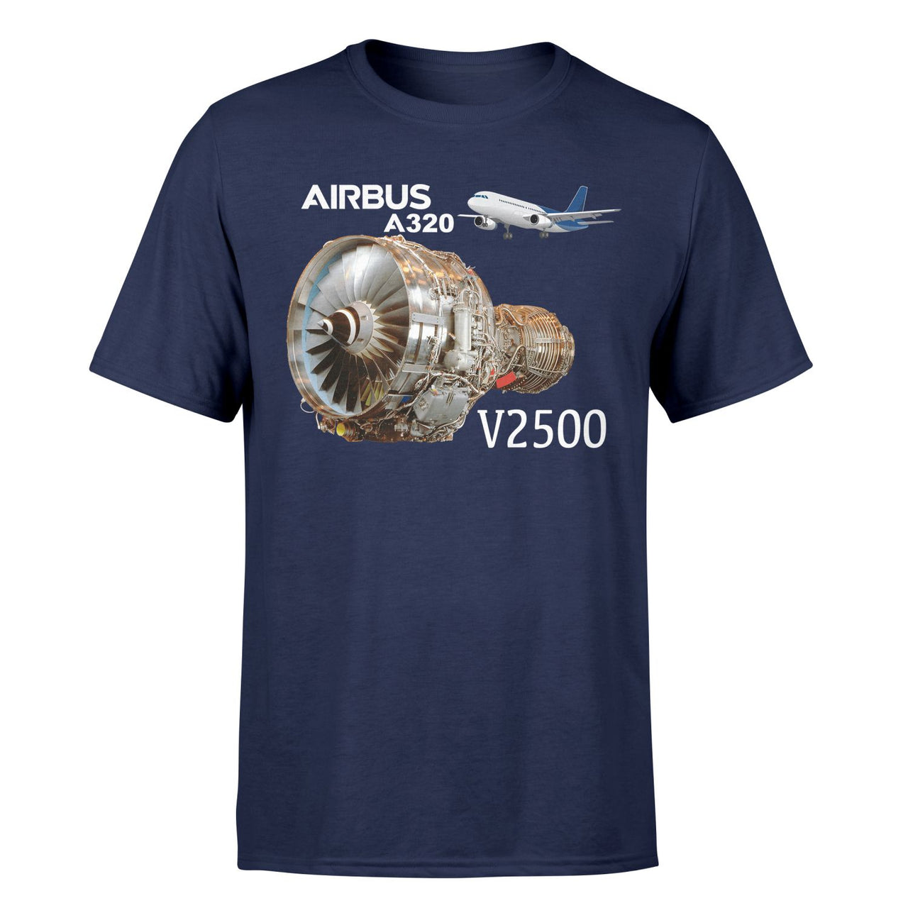 Airbus A320 & V2500 Engine Designed T-Shirts