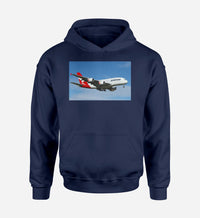 Thumbnail for Landing Qantas A380 Designed Hoodies