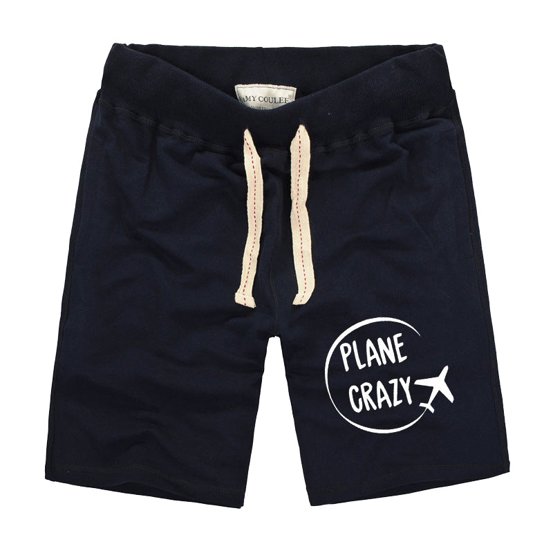 Plane Crazy Designed Cotton Shorts