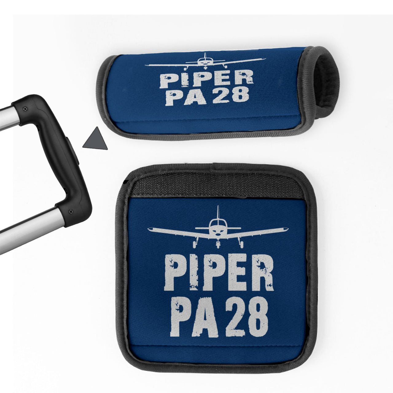 Piper PA28 & Plane Designed Neoprene Luggage Handle Covers