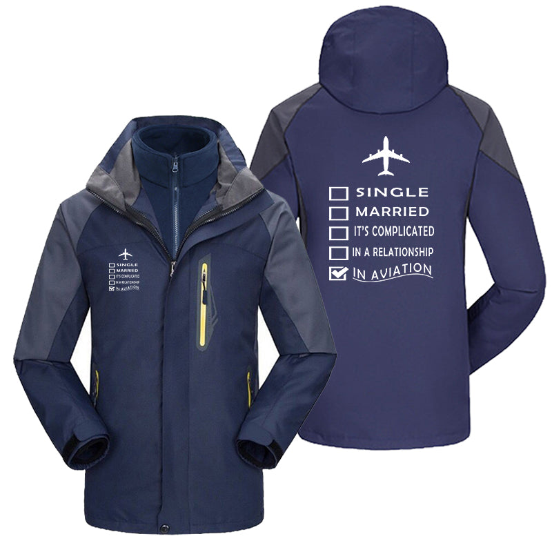 In Aviation Designed Thick Skiing Jackets