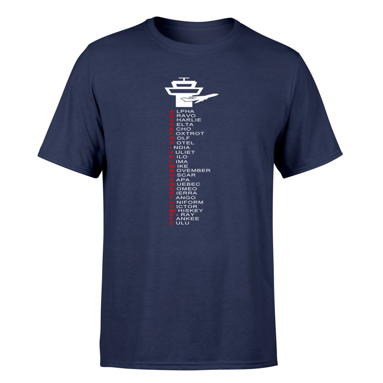 Aviation Alphabet Designed T-Shirts