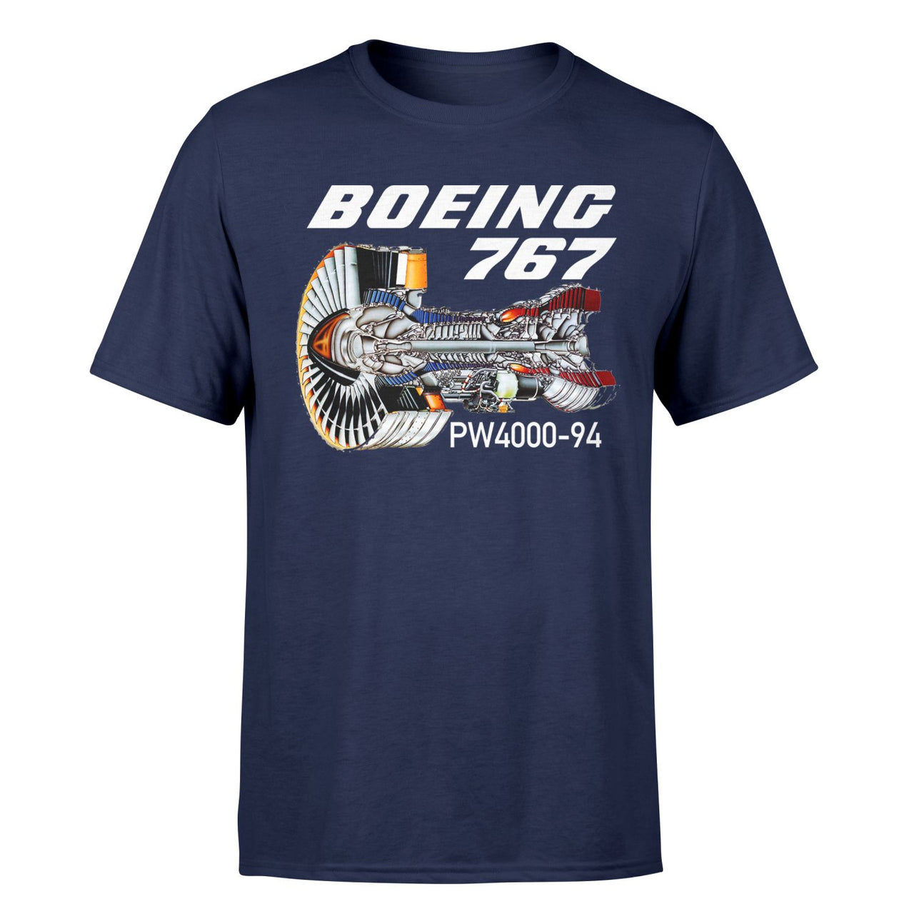 Boeing 767 Engine (PW4000-94) Designed T-Shirts