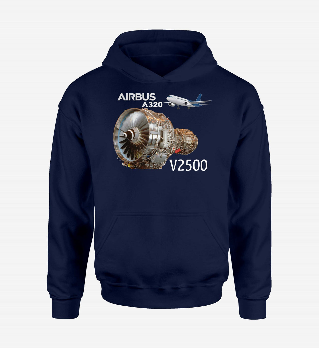 Airbus A320 & V2500 Engine Designed Hoodies