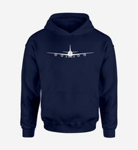 Thumbnail for Boeing 747 Silhouette Designed Hoodies