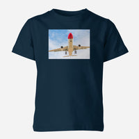 Thumbnail for Beautiful Airbus A330 on Approach Designed Children T-Shirts