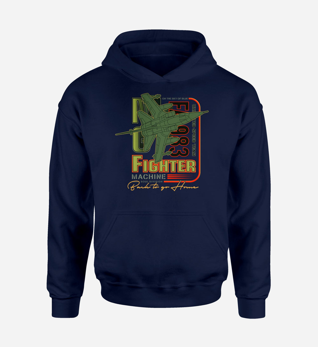 Fighter Machine Designed Hoodies