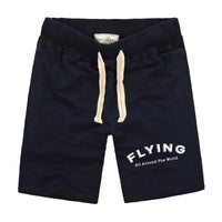 Thumbnail for Flying All Around The World Designed Cotton Shorts