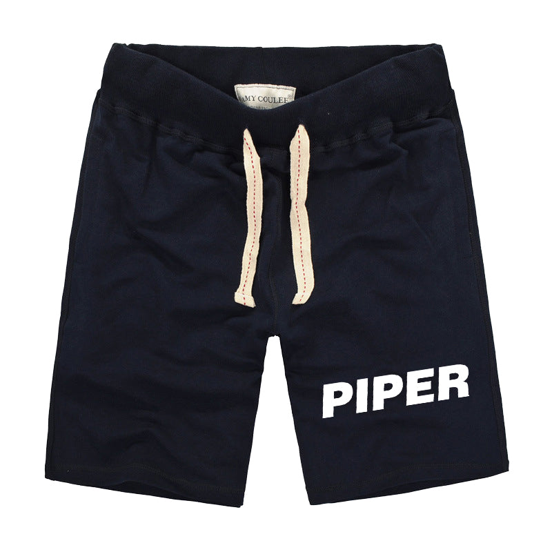 Piper & Text Designed Cotton Shorts