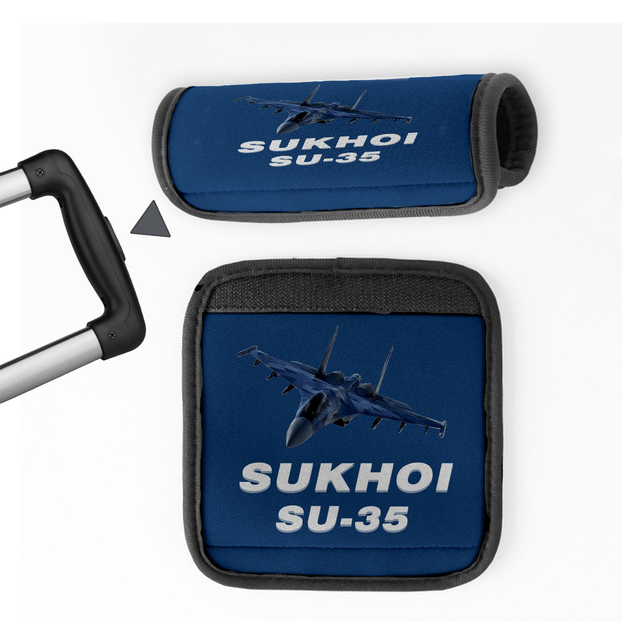 The Sukhoi SU-35 Designed Neoprene Luggage Handle Covers