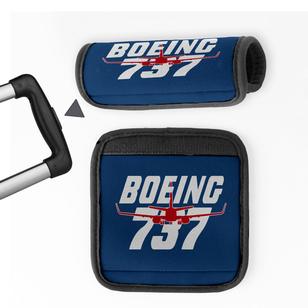 Amazing Boeing 737 Designed Neoprene Luggage Handle Covers