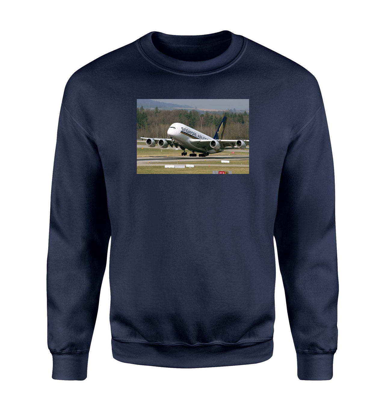Departing Singapore Airlines A380 Designed Sweatshirts