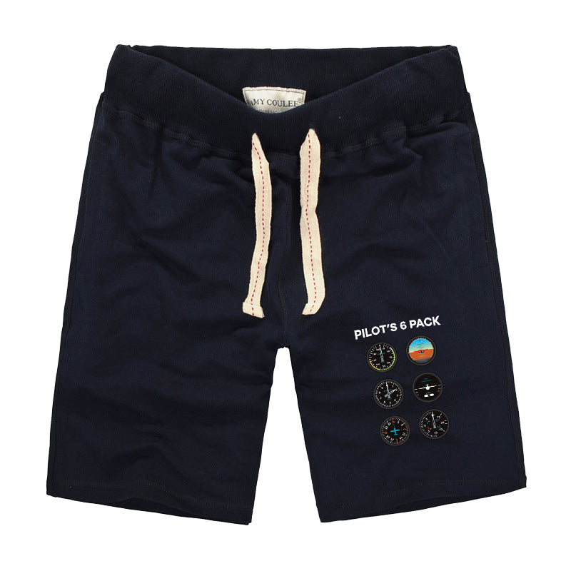 Pilot's 6 Pack Designed Cotton Shorts