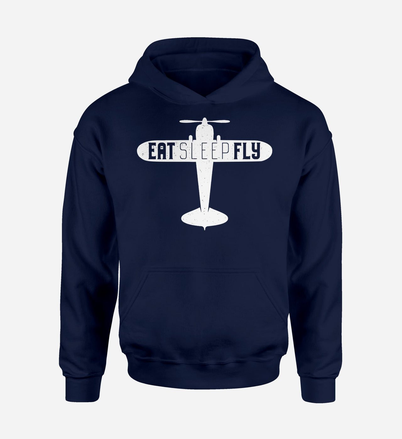 Eat Sleep Fly & Propeller Designed Hoodies