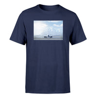 Thumbnail for Boeing 737 & City View Behind Designed T-Shirts
