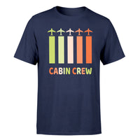 Thumbnail for Colourful Cabin Crew Designed T-Shirts
