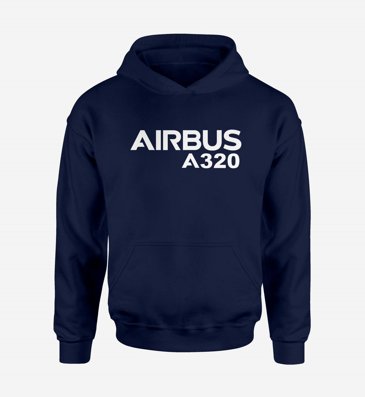 Airbus A320 & Text Designed Hoodies