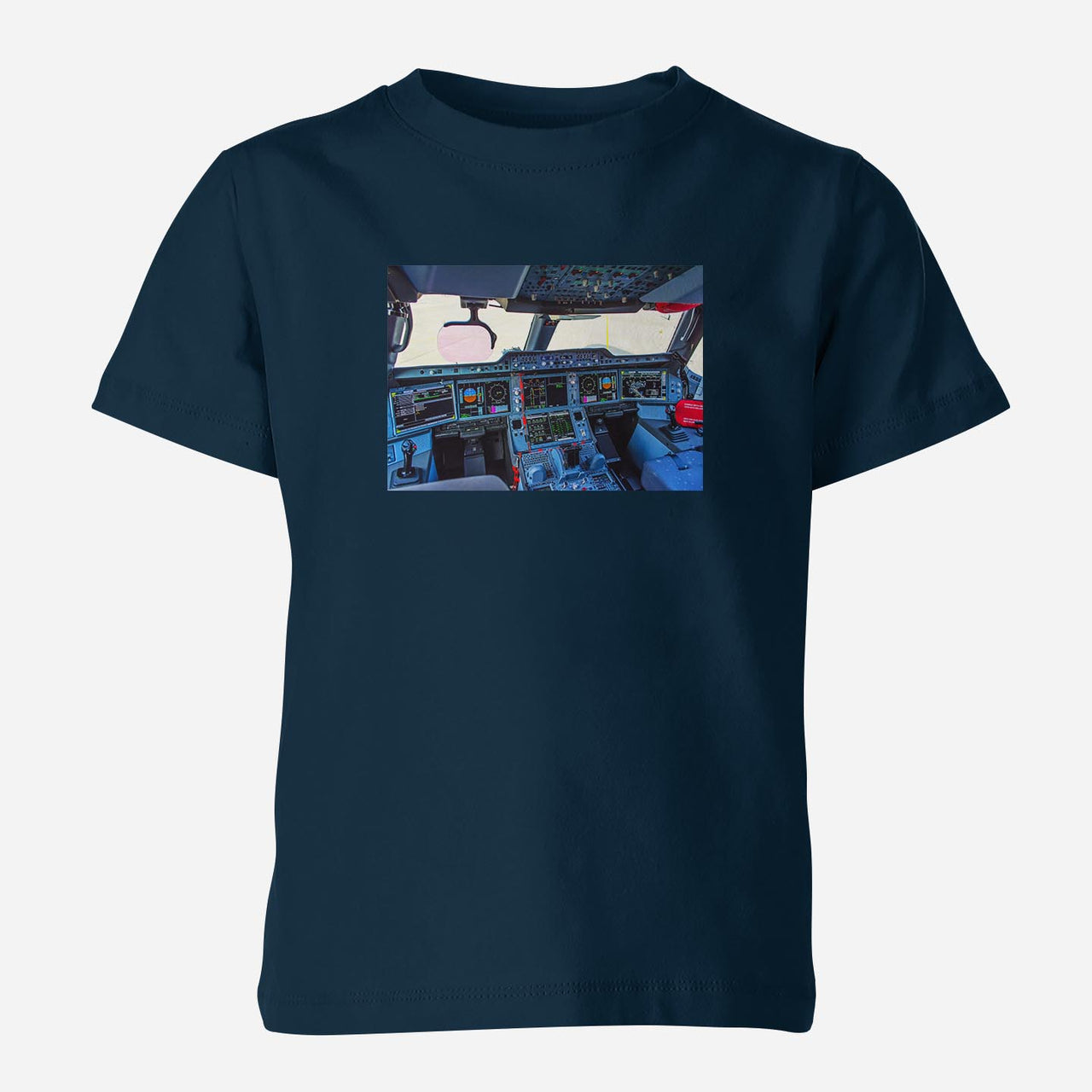 Airbus A350 Cockpit Designed Children T-Shirts