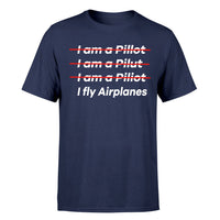 Thumbnail for I Fly Airplanes Designed T-Shirts
