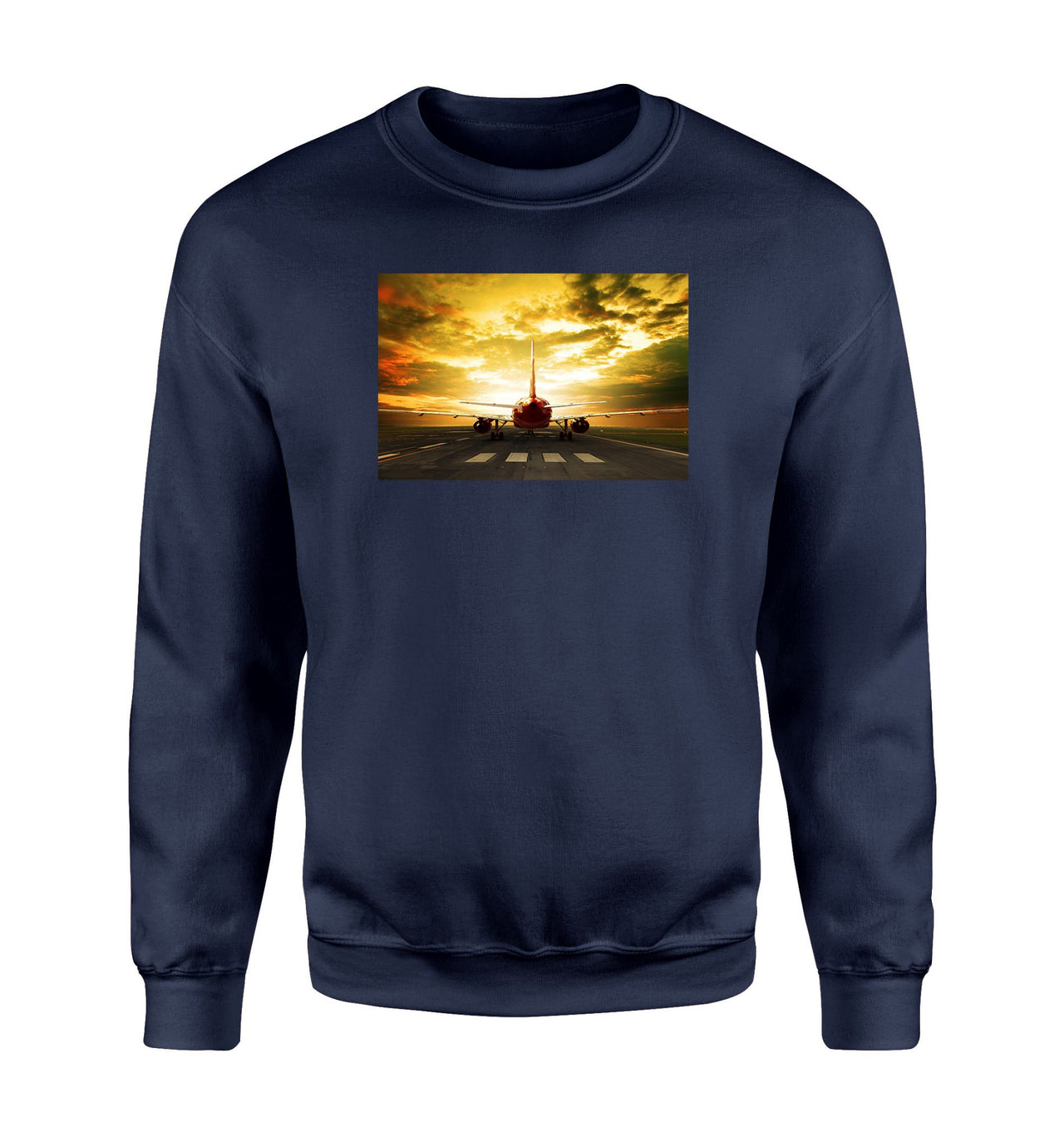 Ready for Departure Passanger Jet Designed Sweatshirts