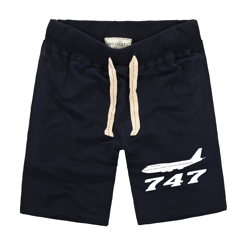 Boeing 747 - Queen of the Skies (2) Designed Cotton Shorts