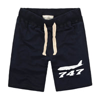 Thumbnail for Boeing 747 - Queen of the Skies (2) Designed Cotton Shorts