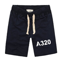 Thumbnail for A320 Flat Text Designed Cotton Shorts